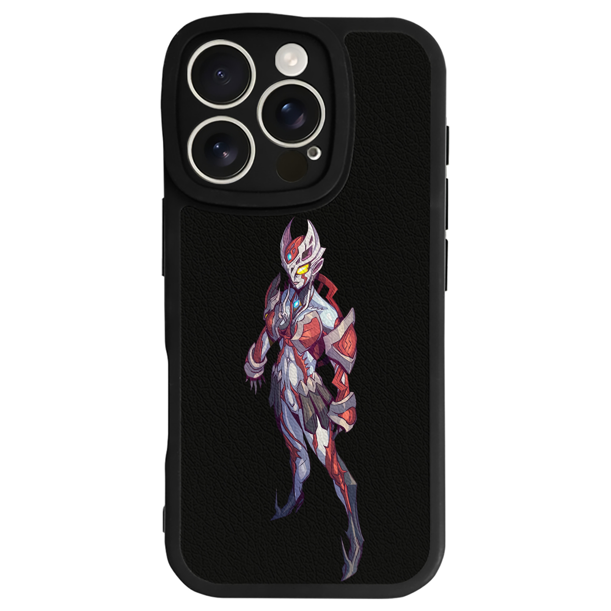 （画像用） ウルトラマン Ultraman 【iPhone 16シリーズ対応】シリコンスマホケース（レザー調） 材質：シリコン
